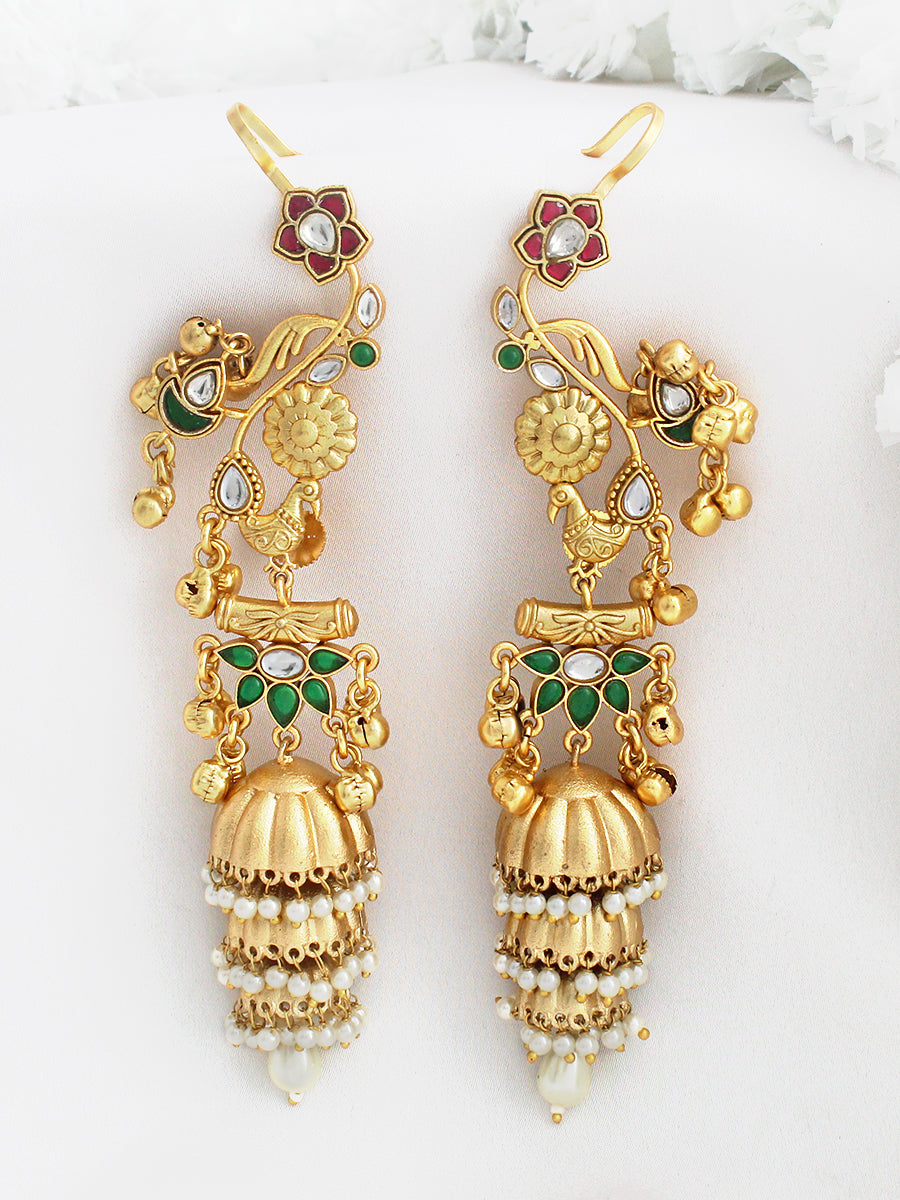 Masakali Kanphool Earrings-Multicolor