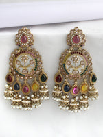 Shriya Dangle Earrings-Multicolor