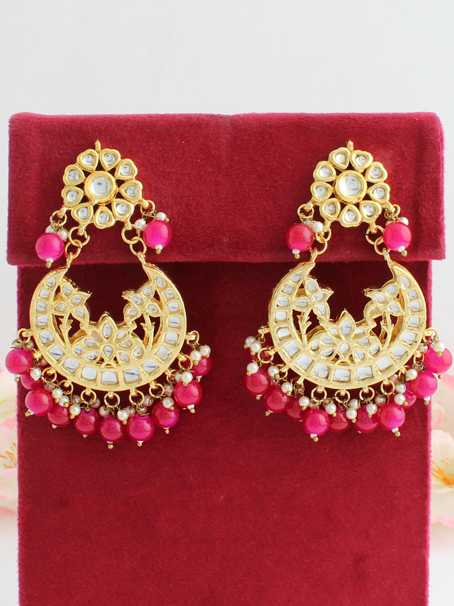 Shumaira Earrings-Hot Pink