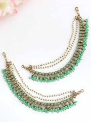 Minal Ear Chain-Mint Green