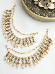Rabia Ear Chain-Gold