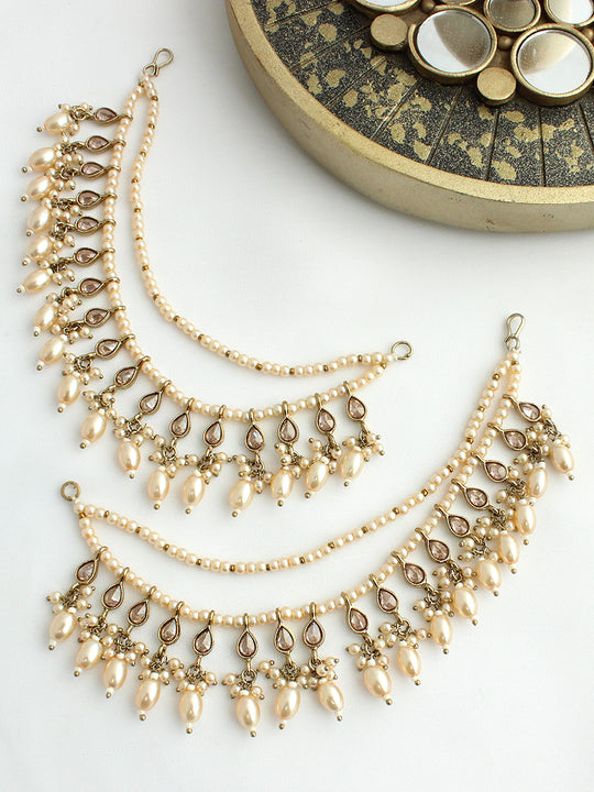 Rabia Ear Chain-Gold