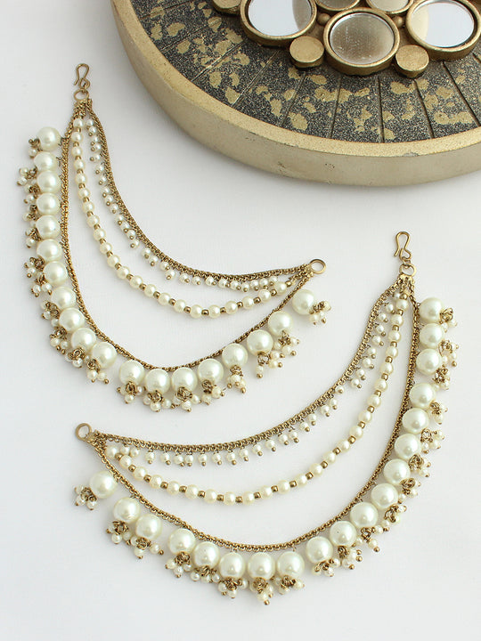 Anika Ear Chain-Gold