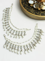 Rabia Ear Chain-Silver