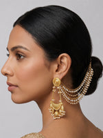 Nabhya Ear Chain / Kaanchain-Gold