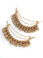Aradhya Ear Chain / Kaanchain-Multicolor