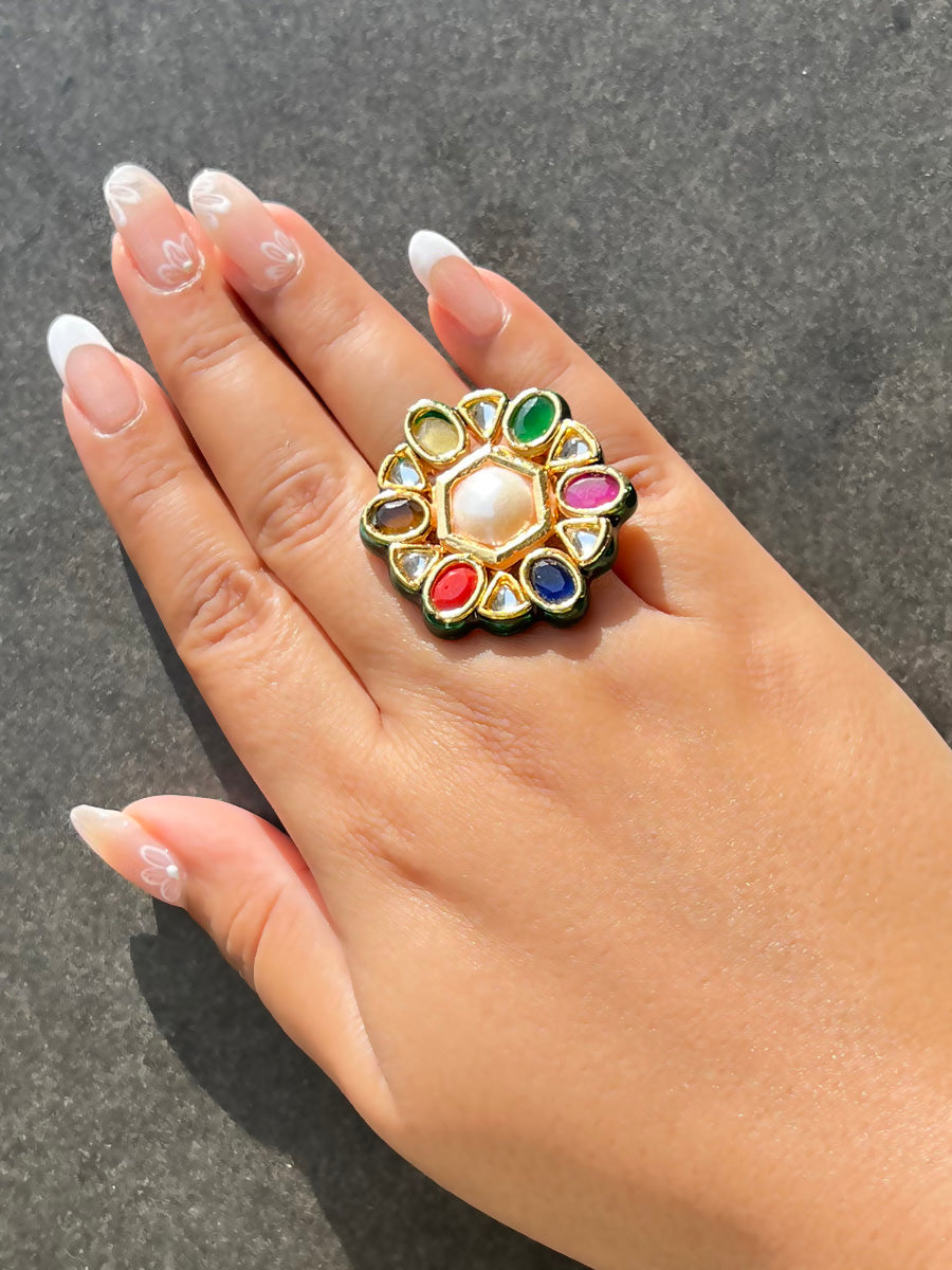 Rajasthan Ring-Multicolor
