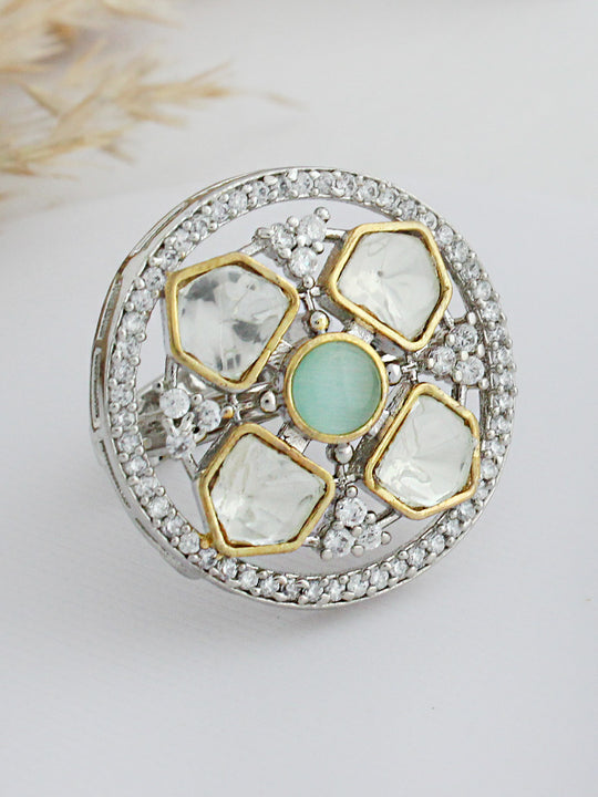 Asmita Ring-Mint Green