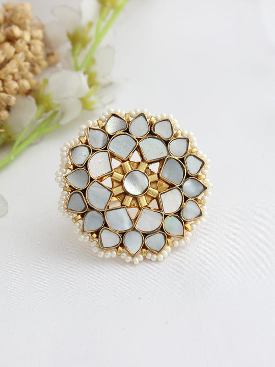 Shuchi Ring -Ivory