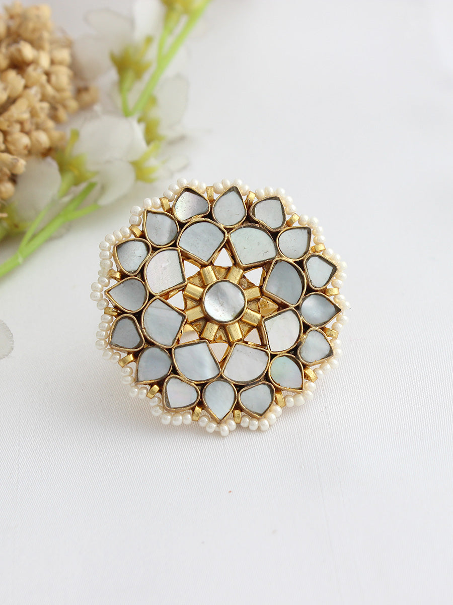 Shuchi Ring -Ivory