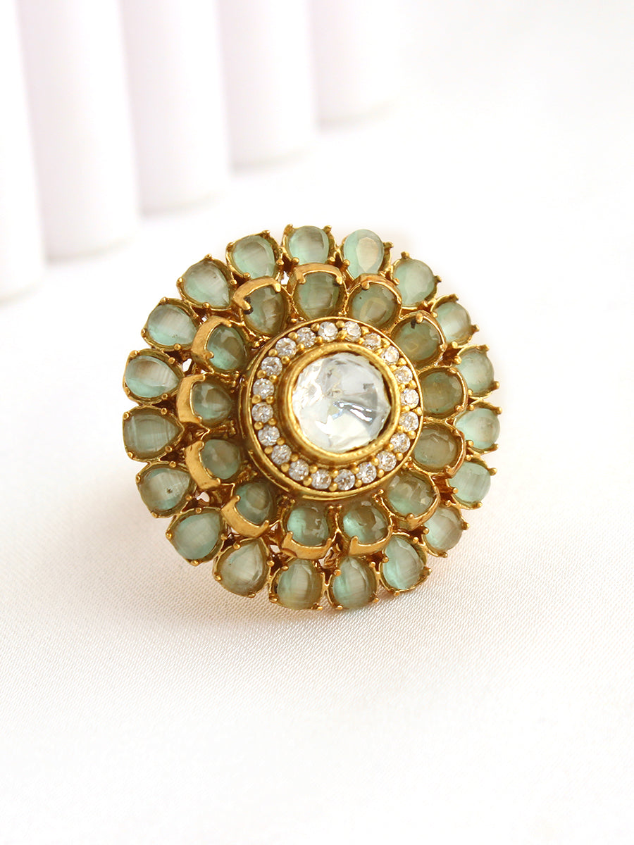 Miyana Ring-Mint Green