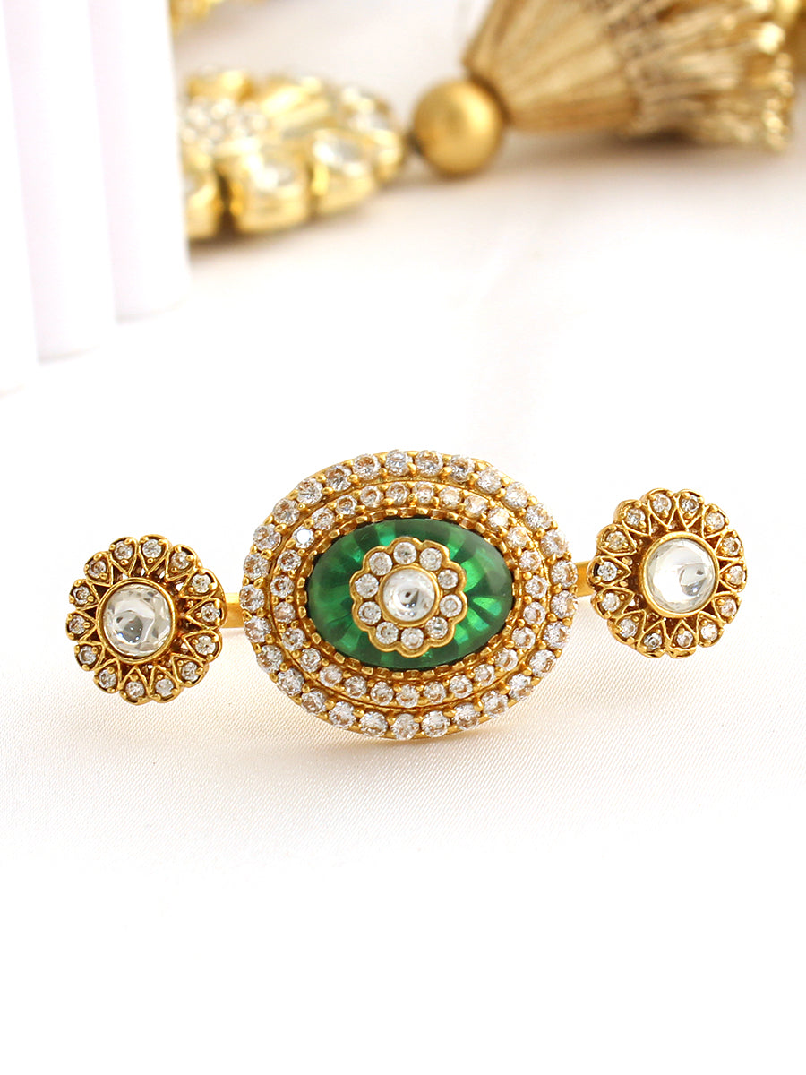 Saanjh Dual Finger Ring