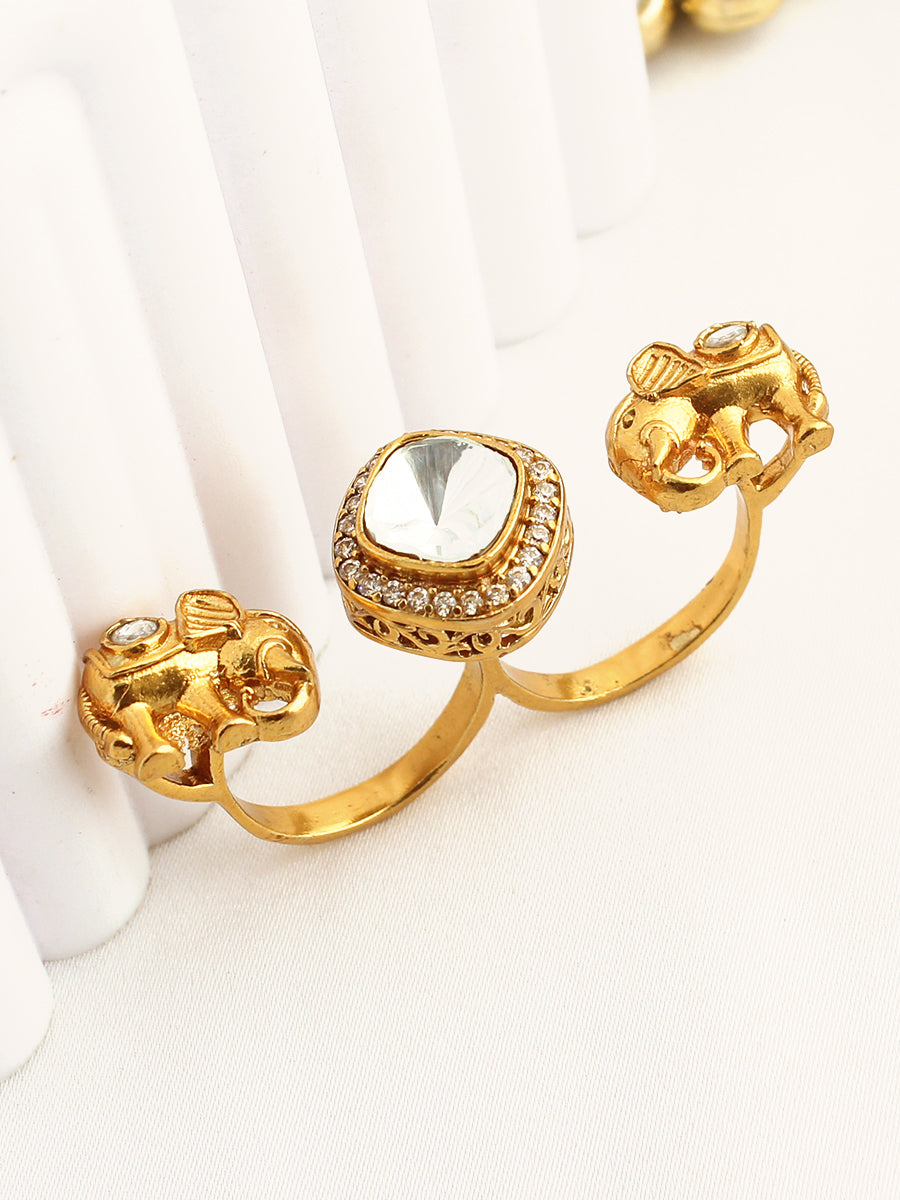Prakruti Dual Finger Ring