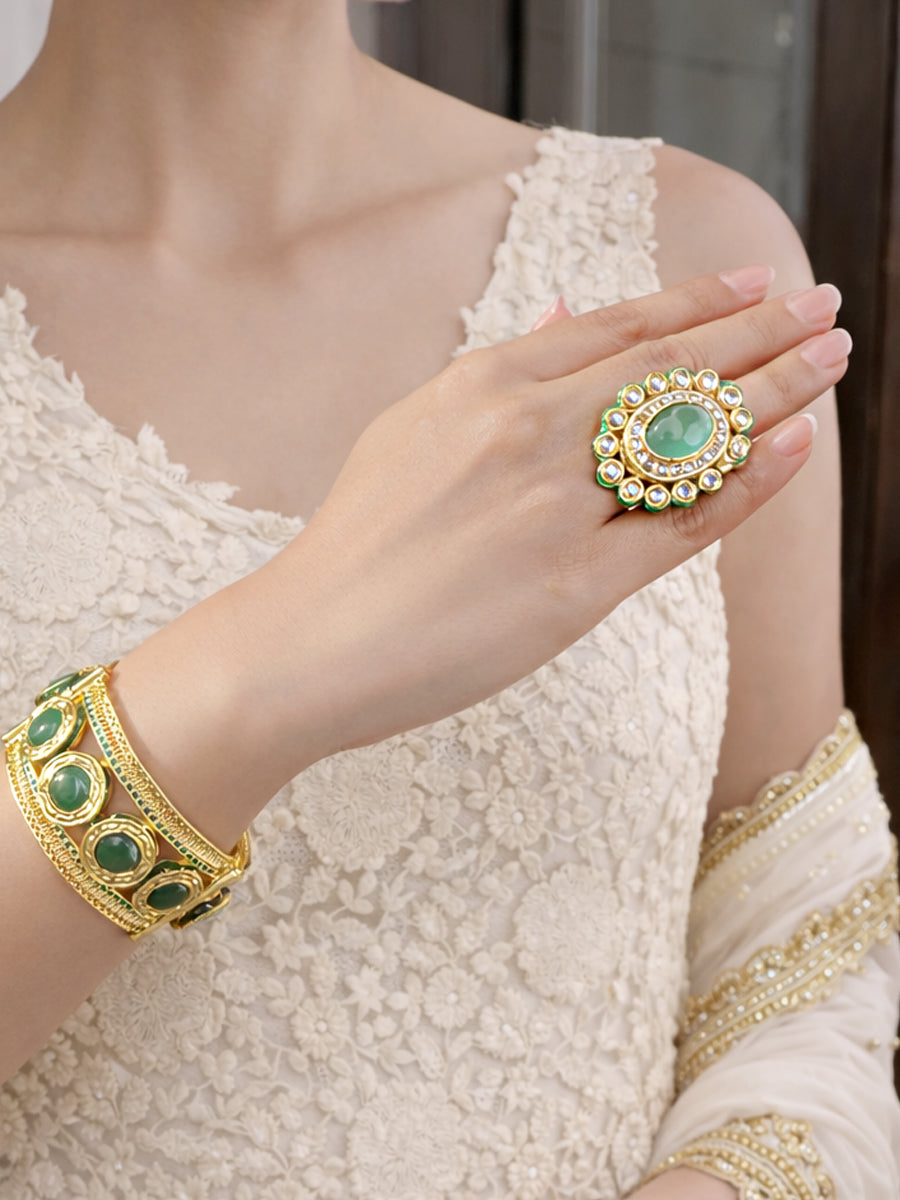 Kritya Ring-Mint Green