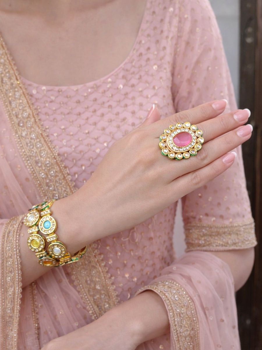 Kritya Ring-Pastel Pink