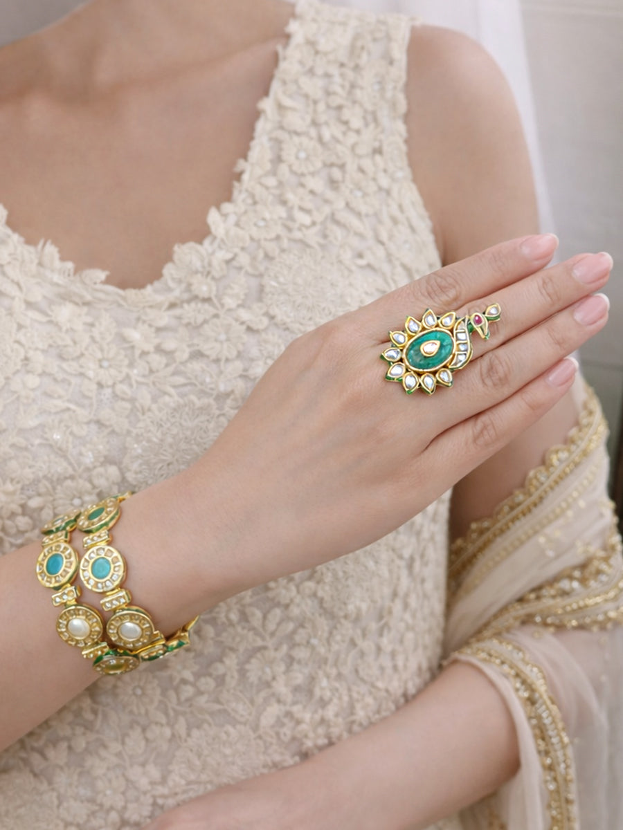 Mayuri Ring-Turquoise