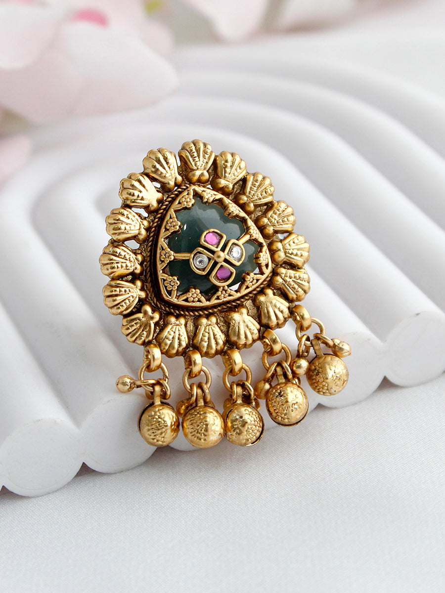 Moksha Ring-Mint Green