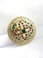 Arisha Ring-Maroon / Green
