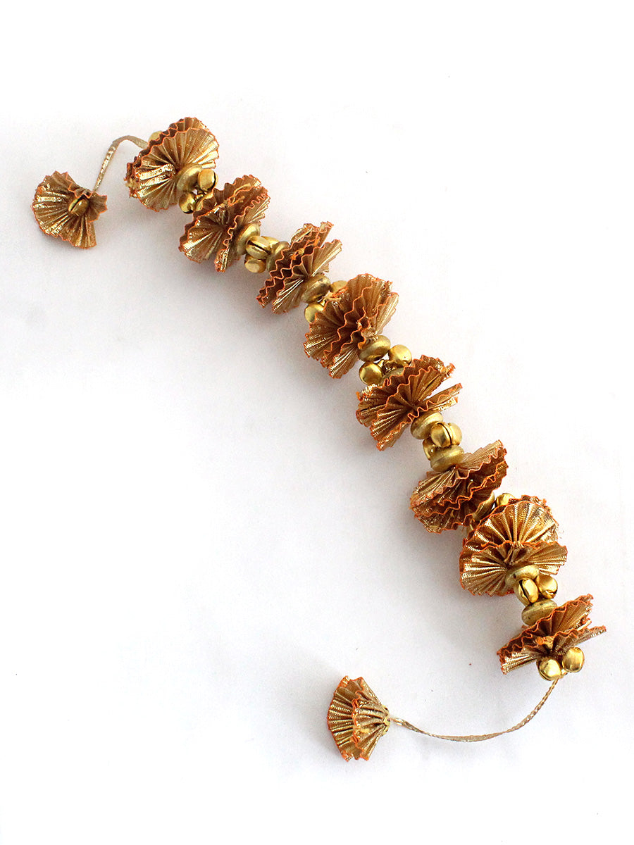 Saavi Bun Gajra / Hair Accessory-Gold