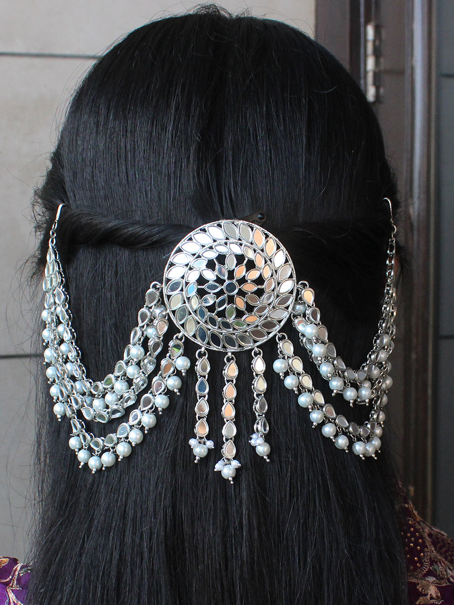 Rasika Mirror Hair Bun Pin