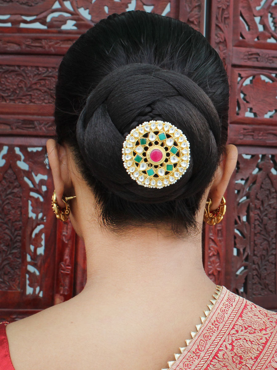 Buy Rose Flower Hair Juda Pin/Hair Clip/Hair Pin/U Pin for Women | Wedding  Bridal Hair Accessories (Hair U Pin, White) Online at Low Prices in India -  Amazon.in