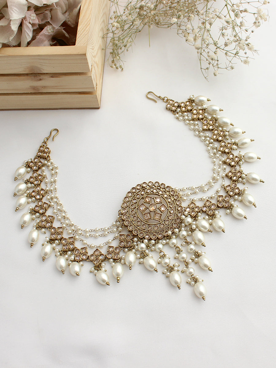 Savira Hair Bun Pin-Gold