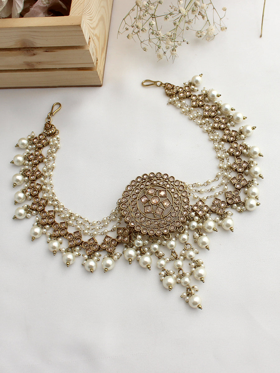 Savira Hair Bun Pin-Gold