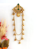 Kumud Hair Bun Pin-Green