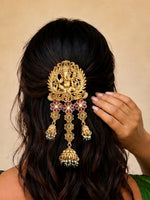 Lord Ganesha Temple Bun Pin Statement Bun Pin for Indian Bridal Hairdos