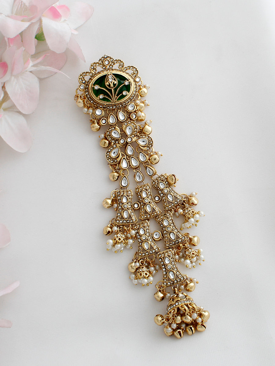 Aadhya Hair Bun pin-Green