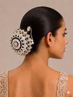 Rayma Bun Cage With Stick-Gold