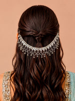 Shriya Hair Bun Pin / Accessory-Silver