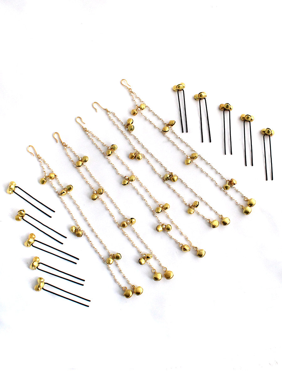 Amishi Bun & Braid Hair Accessory - Gold