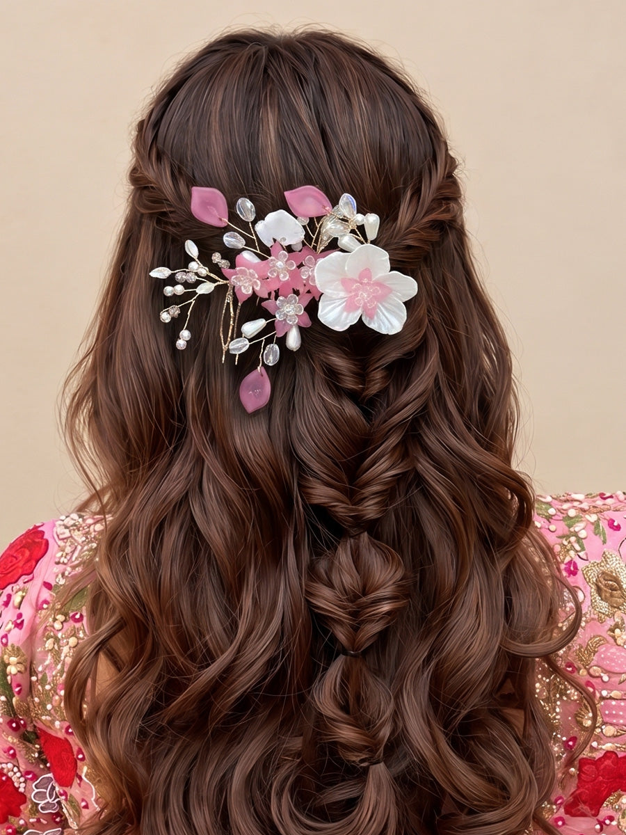 Rhea Hair Comb-Pink