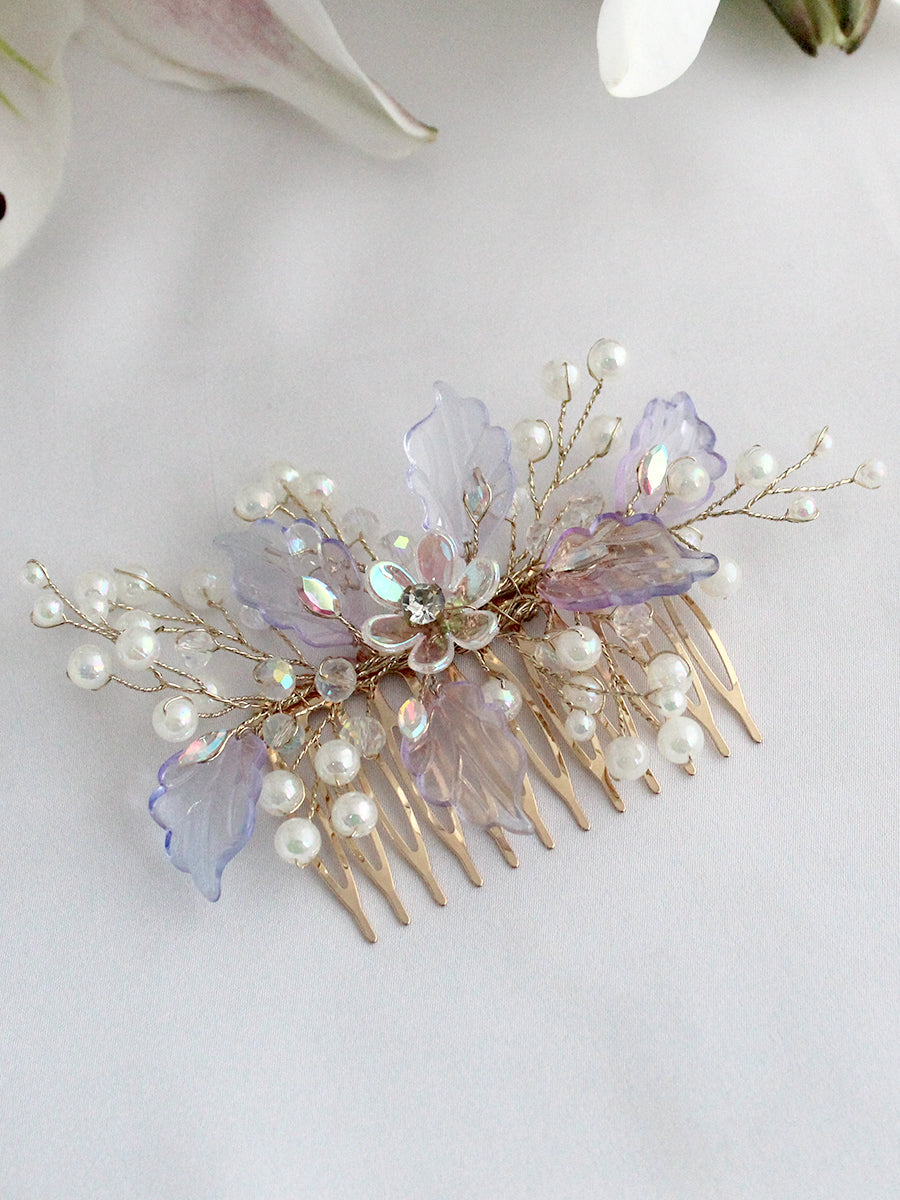 Hazel Hair Comb-Lavender