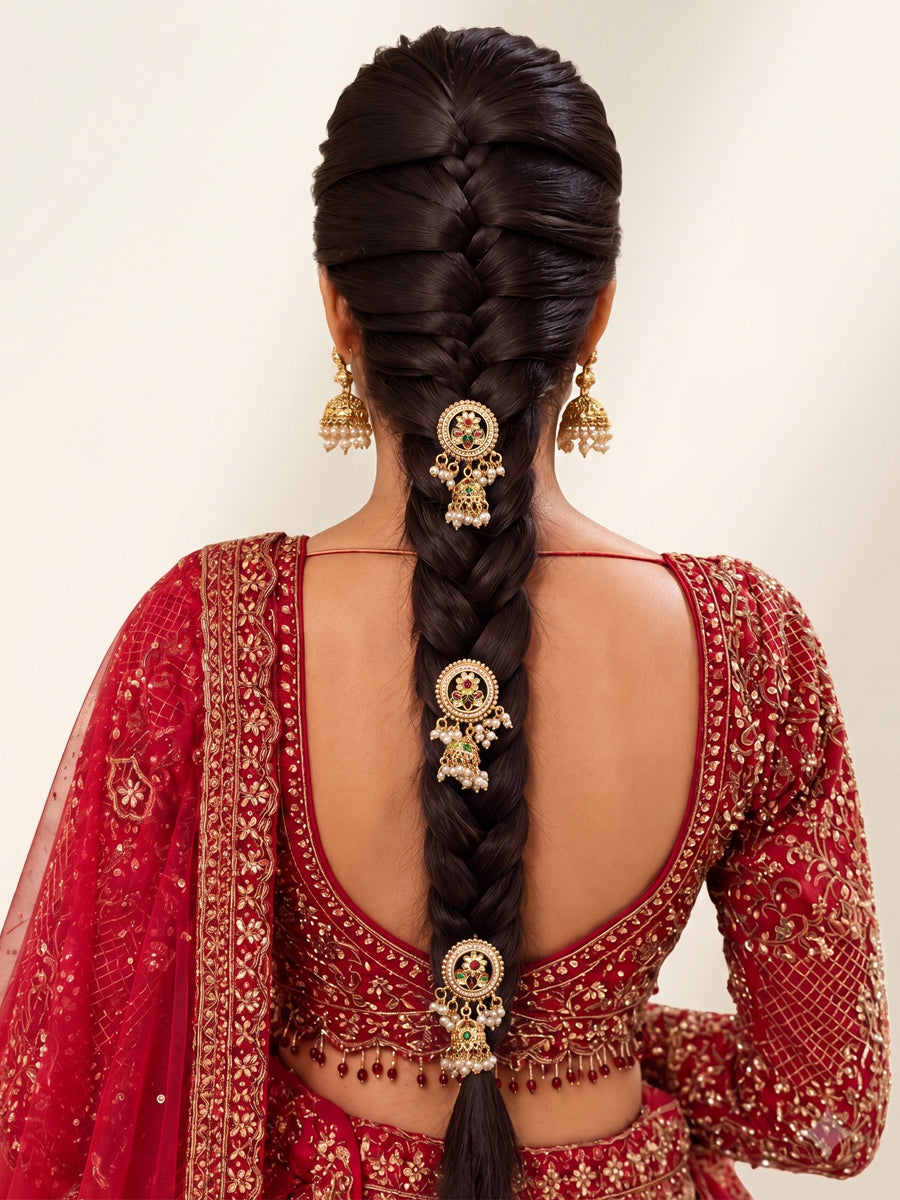 Parkshi Bun & Braid Hair Accessory-Multicolor