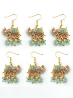 Jivika Bun & Braid Hair Accessory-Mint Green
