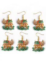 Jivika Bun & Braid Hair Accessory-Green