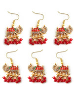 Jivika Bun & Braid Hair Accessory-Maroon