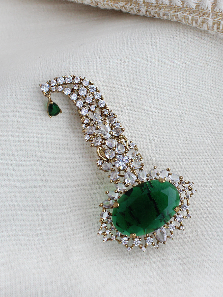 Gaurik Kalgi Turban-Green