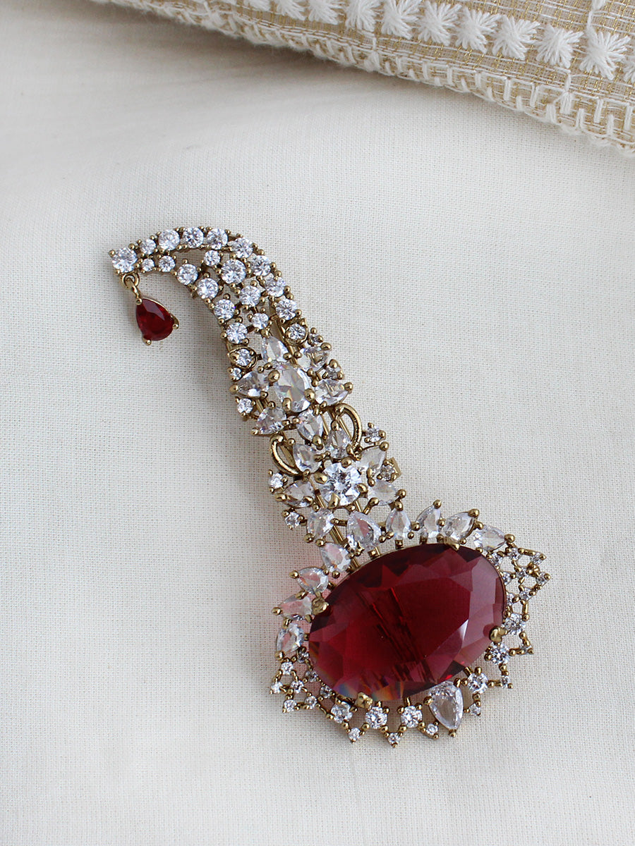 Gaurik Kalgi Turban-Maroon