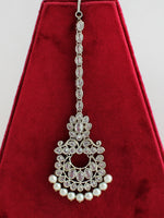 Jaanvi Maang Tikka-Silver