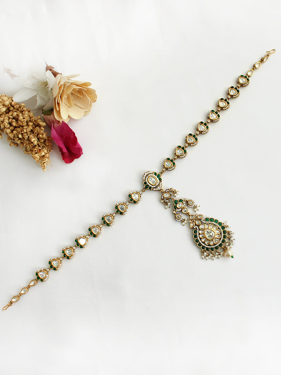 Mansvi Sheeshphool Mathapatti-Green