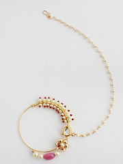 Madiha Nose Ring-Ruby