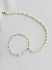 Ashima Pierced Nose Ring-Pearl