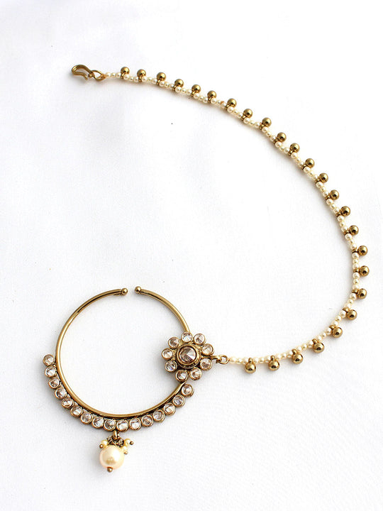 Chetna Nose Ring-Gold