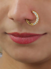 Ishani Nose Ring - Golden