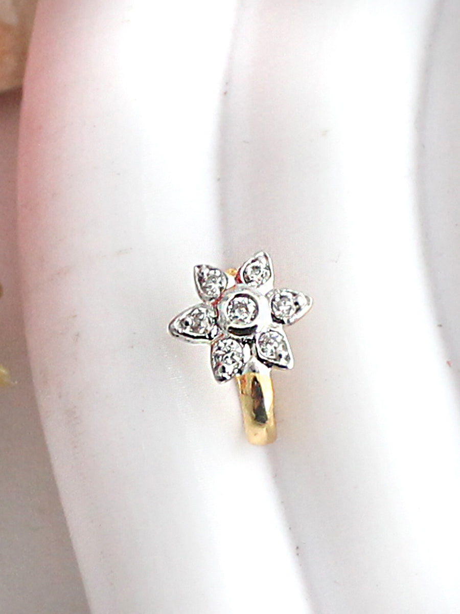 Tahzeeb Nose Ring-Gold