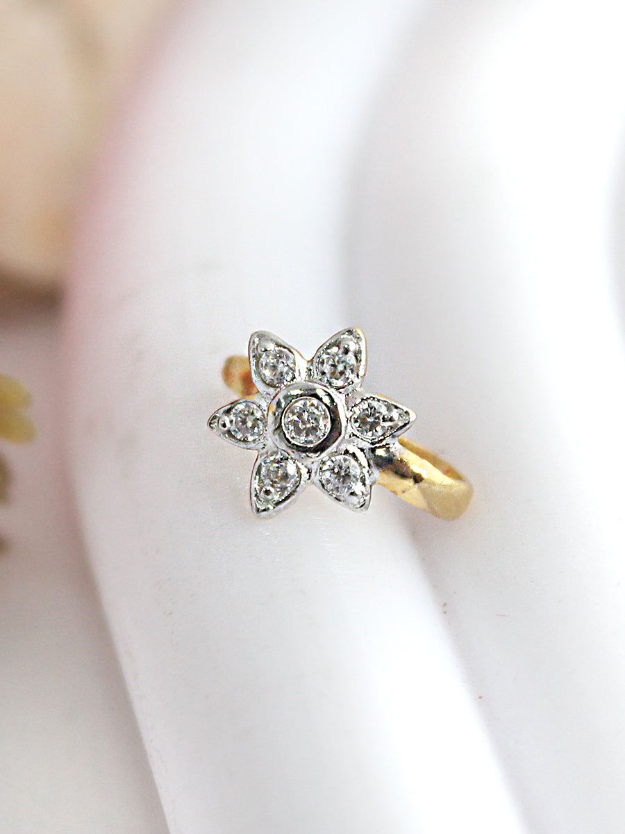 Tahzeeb Nose Ring-Gold