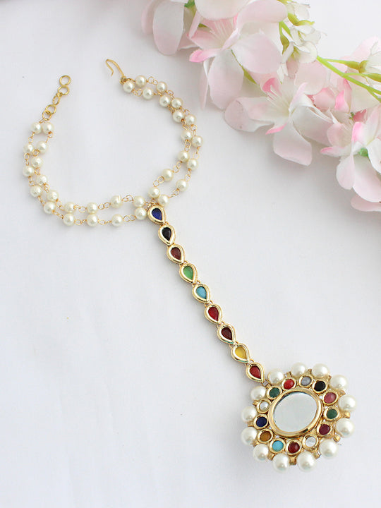 Drishti Hand Harness / Bracelet-Multicolor